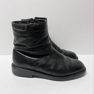 Blondo Waterproof Leather Boots Size 9 Men's Black Wool Lined